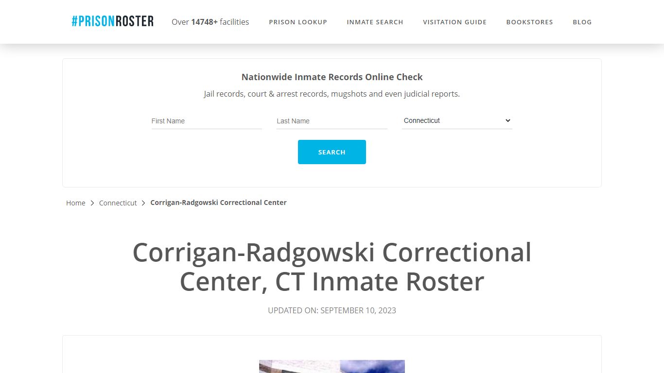 Corrigan-Radgowski Correctional Center, CT Inmate Roster - Prisonroster